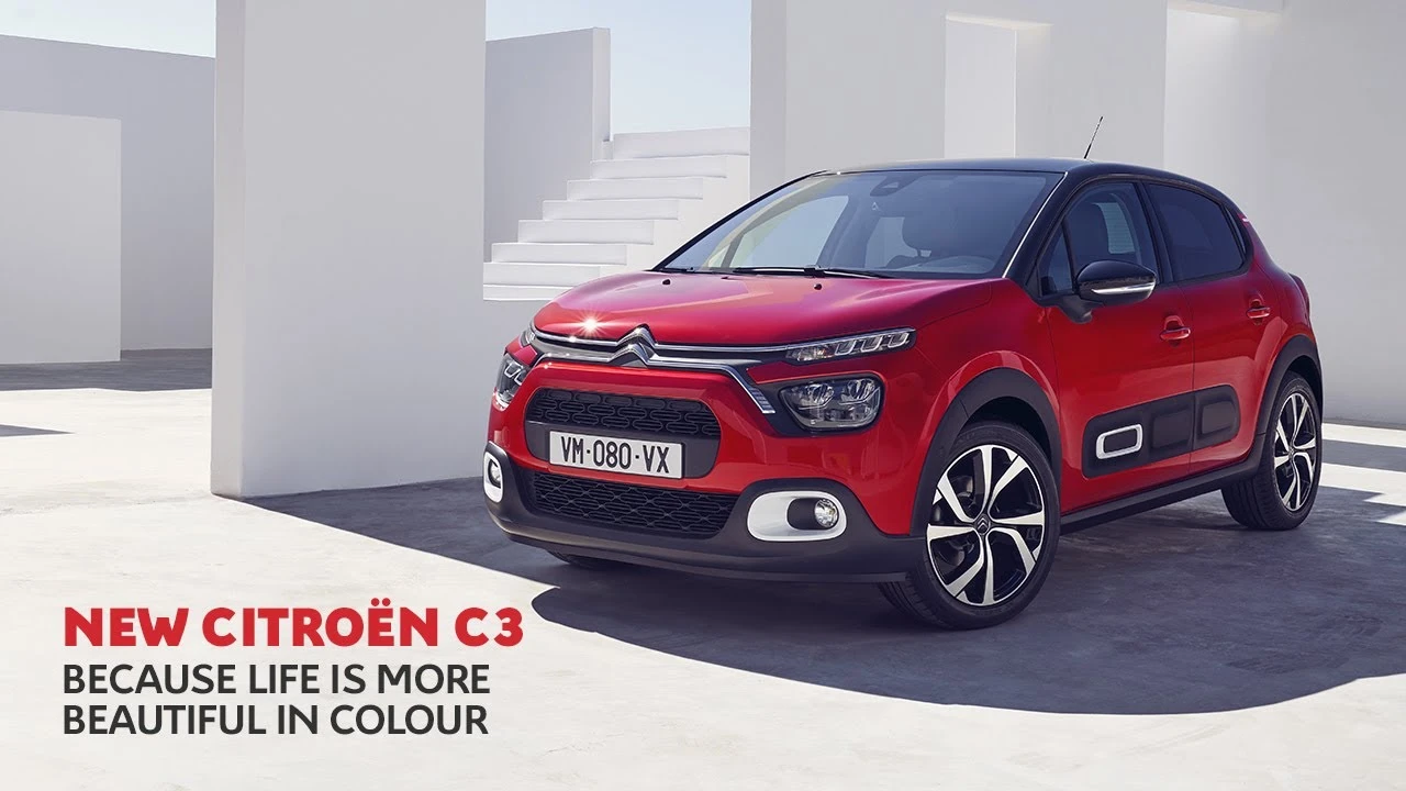 New Citroën C3, because life is more beautiful in colour